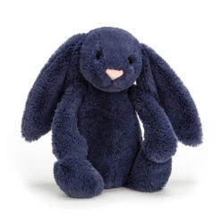 JellyCat Bashful Navy Bunny - Medium H31cm