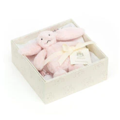 JellyCat Bashful Pink Bunny Gift Set