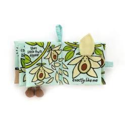 JellyCat Avocado Fabric Book -JELLYCAT Store BK4AA 3