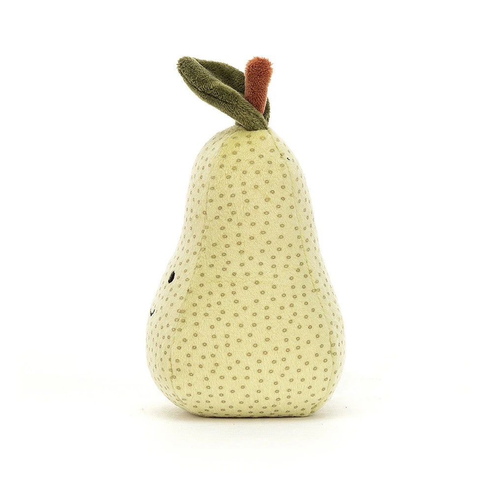 Jellycat Fabulous Fruit Pear - H11cm 2 Jellycat Fabulous Fruit Pear - H11cm - Image 2