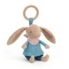 JellyCat Little Rambler Bunny Rattle