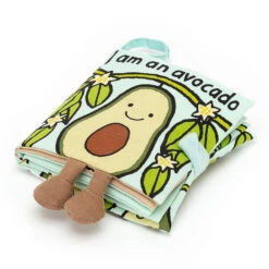 Jellycat I Am An Avocado Fabric Book 6 Jellycat I Am An Avocado Fabric Book -JELLYCAT Store jellycat avocado book bk4aa 2