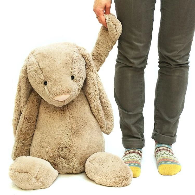 Jellycat Really Big Bashful Beige Bunny 2 Jellycat Really Big Bashful Beige Bunny - Image 2