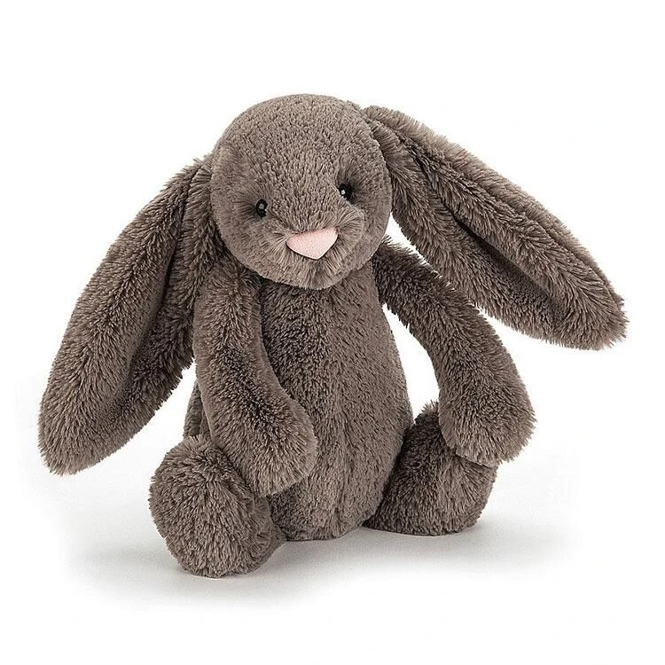 Jellycat Medium Truffle Bashful Bunny 1 Jellycat Medium Truffle Bashful Bunny