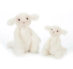Jellycat Medium Bashful Lamb -JELLYCAT Store jellycat bas3lus bashful medium lamb 4