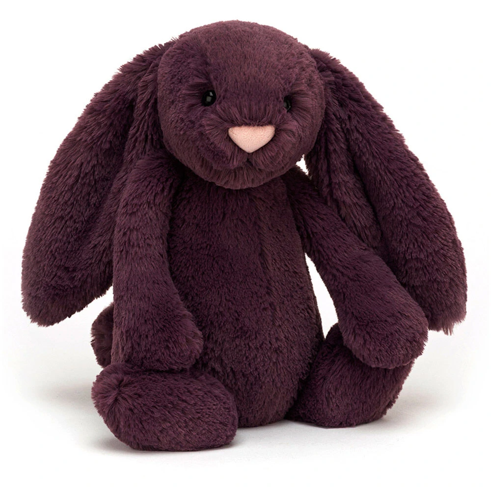 Jellycat Medium Bashful Plum Bunny 1 Jellycat Medium Bashful Plum Bunny
