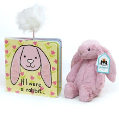 Jellycat Pink Bunny Book And Toy Set