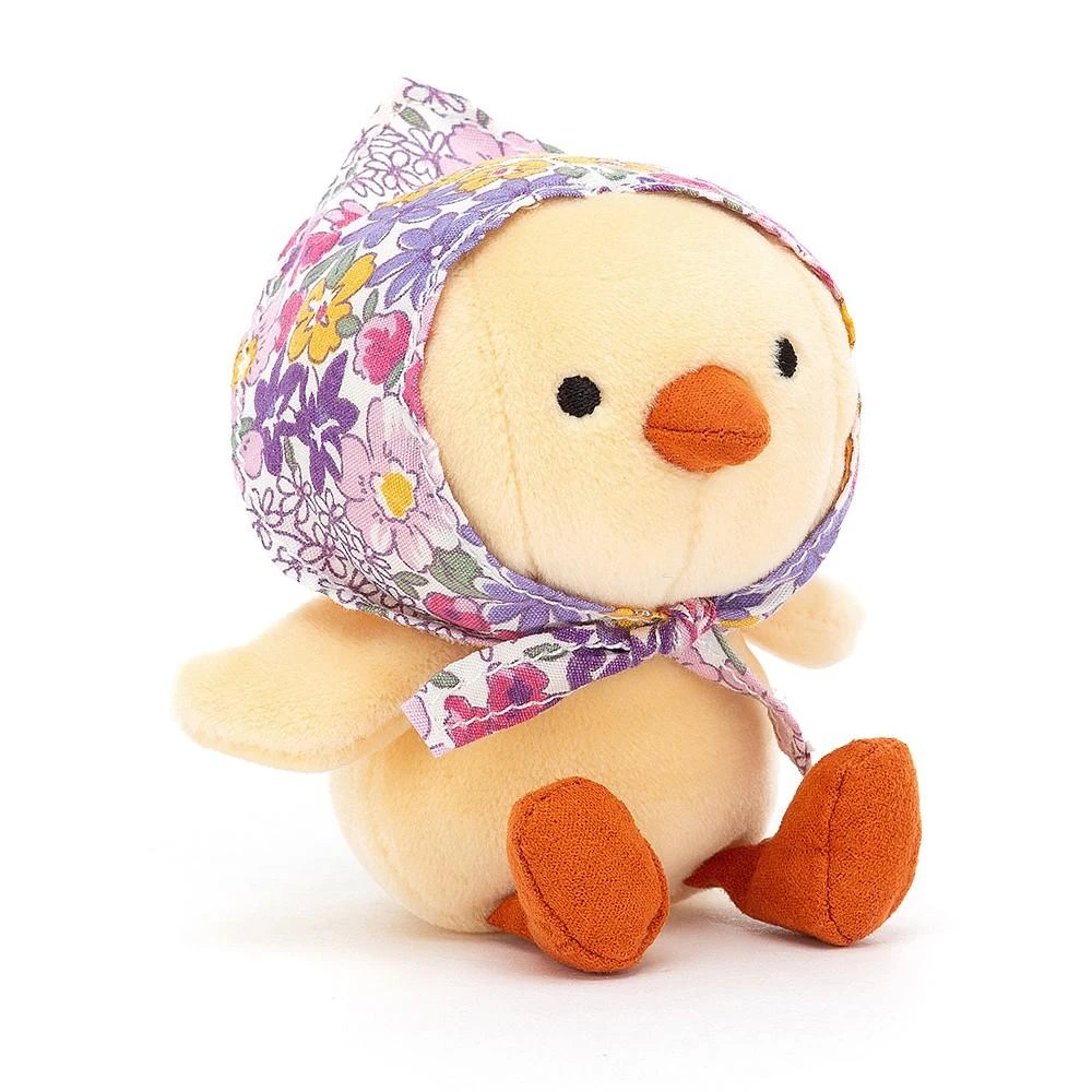 JellyCat Betty Bonnet Yellow Chick - H11cm 1 JellyCat Betty Bonnet Yellow Chick - H11cm
