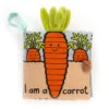 Jellycat I Am A Carrot Fabric Book