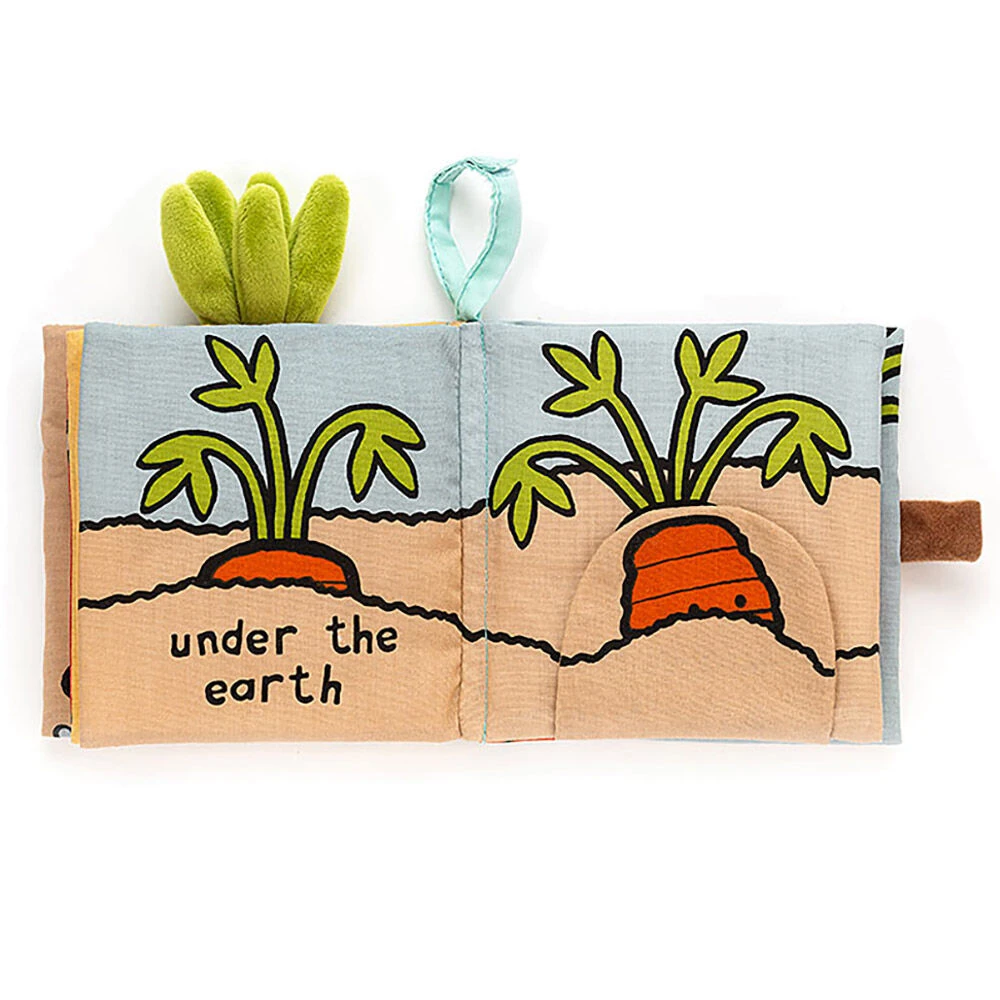 Jellycat I Am A Carrot Fabric Book 2 Jellycat I Am A Carrot Fabric Book - Image 2