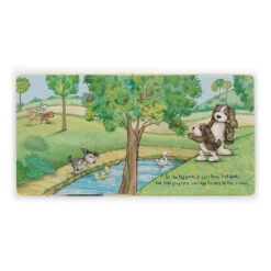 Jellycat Puppy Book And Toy Set -JELLYCAT Store jellycat bk4dam my dad and me book 2 1