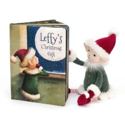 Jellycat Leffy's Christmas Book And Toy Set
