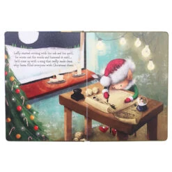 Jellycat Leffy's Christmas Book And Toy Set 5 Jellycat Leffy's Christmas Book And Toy Set -JELLYCAT Store jellycat bk4lef leffys christmas gift book inside