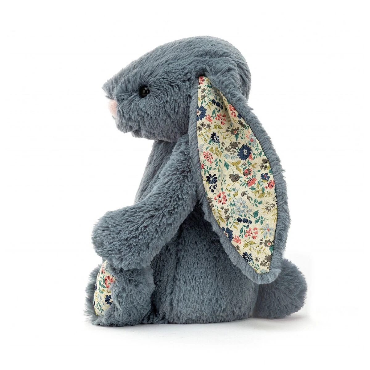 Jellycat Small Blossom Dusky Blue Bunny 2 Jellycat Small Blossom Dusky Blue Bunny - Image 2