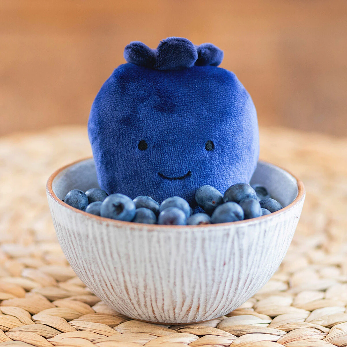 Jellycat Fabulous Fruit Blueberry 4 Jellycat Fabulous Fruit Blueberry - Image 4