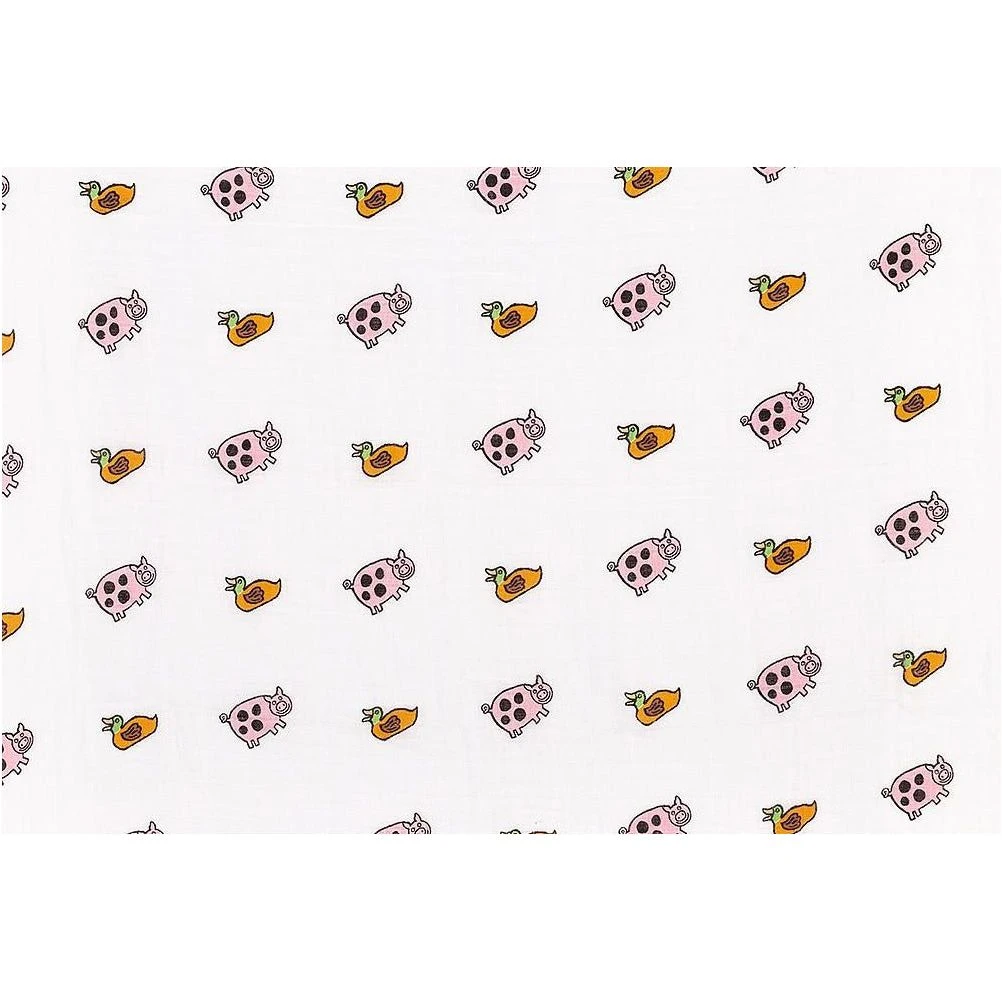 JellyCat Farm Tails Pair Of Muslins 3 JellyCat Farm Tails Pair Of Muslins - Image 3