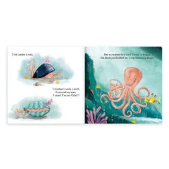 Jellycat The Fearless Octopus Hardback Book -JELLYCAT Store jellycat fearless octopus book bk4fo 2