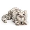 Jellycat Medium Sacha Snow Tiger