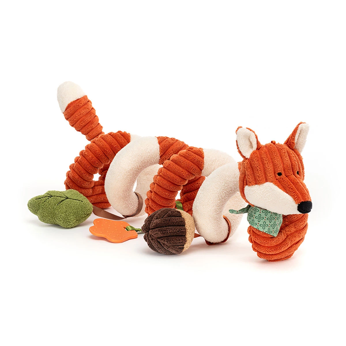 Jellycat Cordy Roy Baby Fox Spiral Activity Toy 1 Jellycat Cordy Roy Baby Fox Spiral Activity Toy