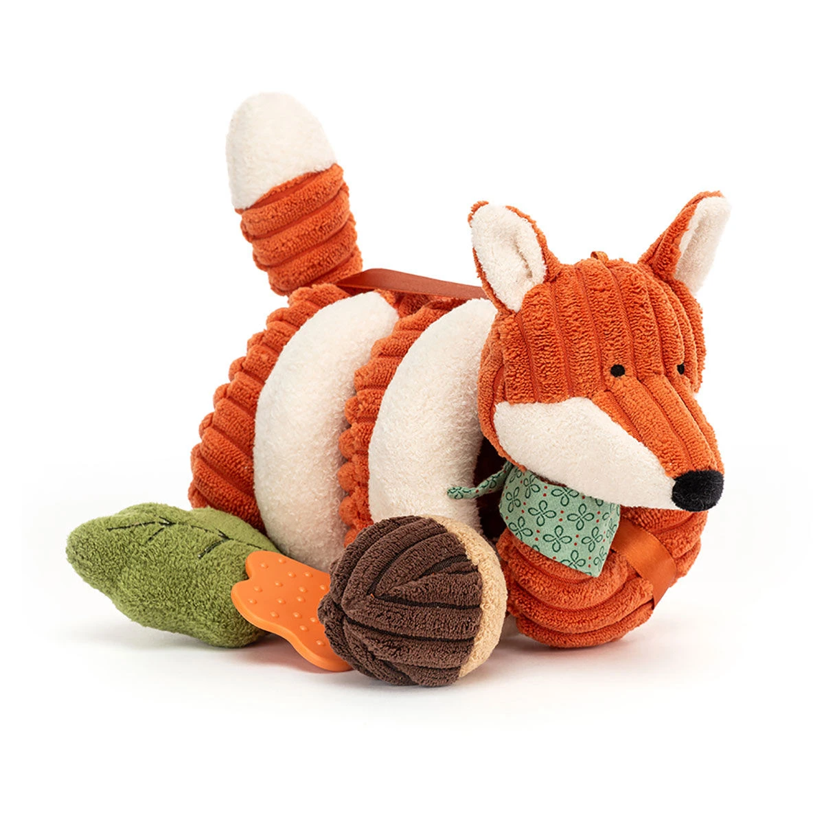 Jellycat Cordy Roy Baby Fox Spiral Activity Toy 2 Jellycat Cordy Roy Baby Fox Spiral Activity Toy - Image 2