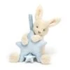 JellyCat Star Bunny Blue Musical Pull - H28cm