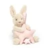 JellyCat Star Bunny Pink Musical Pull - H28cm