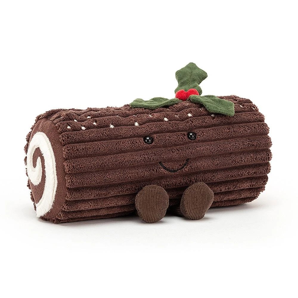 JellyCat Amuseable Yule Log - H13cm 1 JellyCat Amuseable Yule Log - H13cm