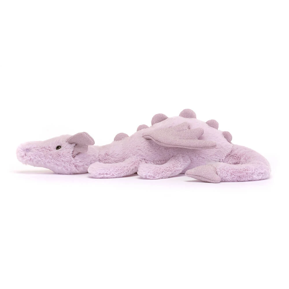 Jellycat Little Lavender Dragon 2 Jellycat Little Lavender Dragon - Image 2