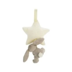 JellyCat Bashful Beige Bunny Star Musical Pull -JELLYCAT Store musical mobile jellycat bashful beige bunny star musical pull 3