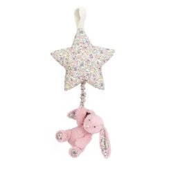 JellyCat Blossom Tulip Bunny Star Musical Pull