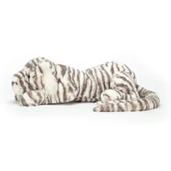 Jellycat Medium Sacha Snow Tiger -JELLYCAT Store sacha tiger side sac1t 1