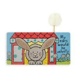 JellyCat If I Were A Bunny Board Book (Beige) -JELLYCAT Store story book jellycat if i were a bunny board book beige 4